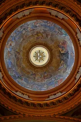 Vue du dôme, Santi Giovanni e Paolo, Rome, Italie